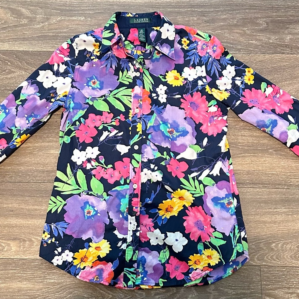Ralph Lauren Multicolor Floral Shirt